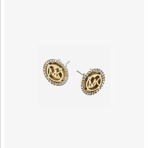Micheal Kors gold stud earrings.